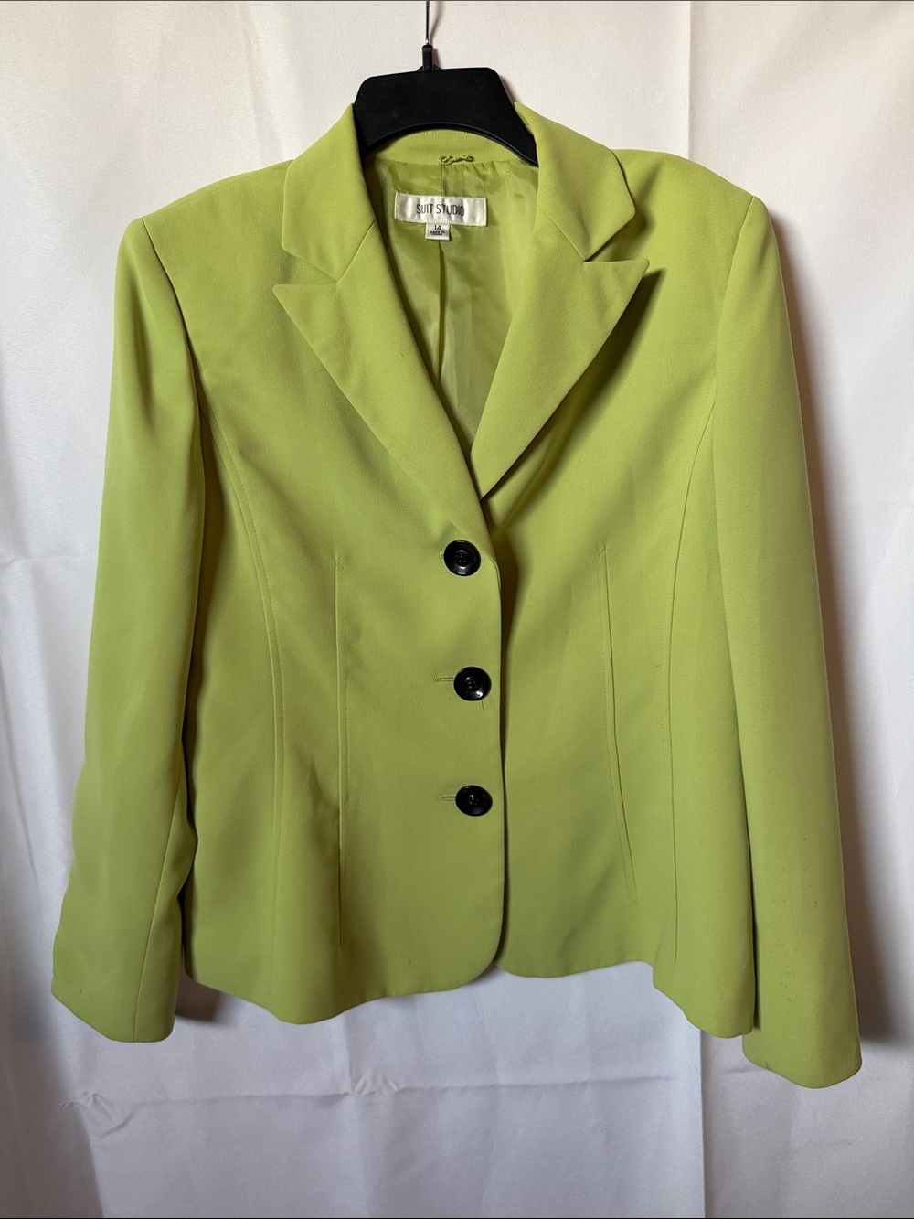 Suit Studio Lime Green Tailored Blazer Jacket